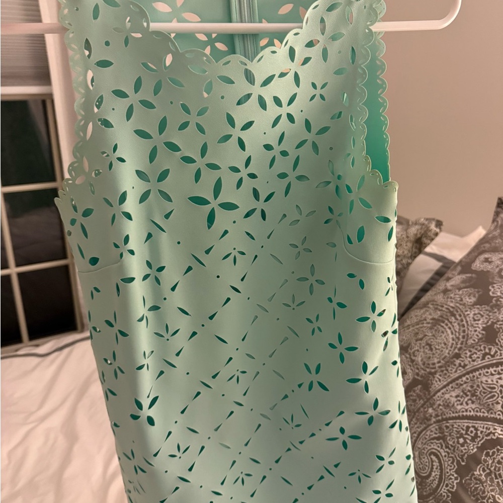 J. Crew Aqua Sleeveless Dress